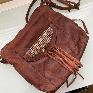 Lucky Brand | Fringe Crossbody Bag w/ Metal Detail